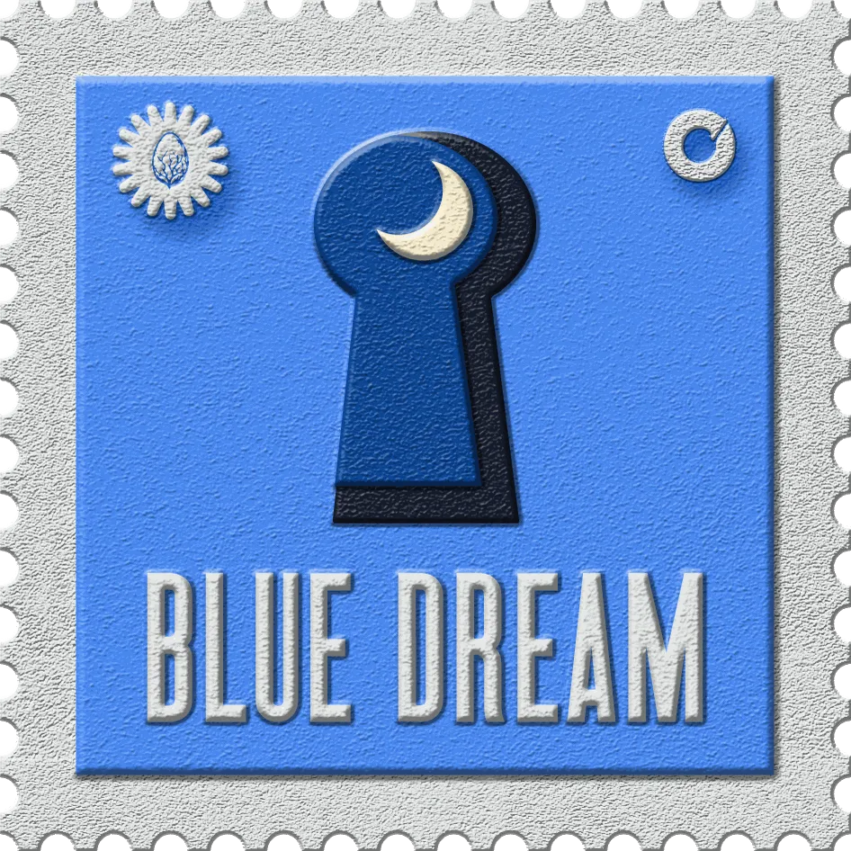 Blue Dream stamp