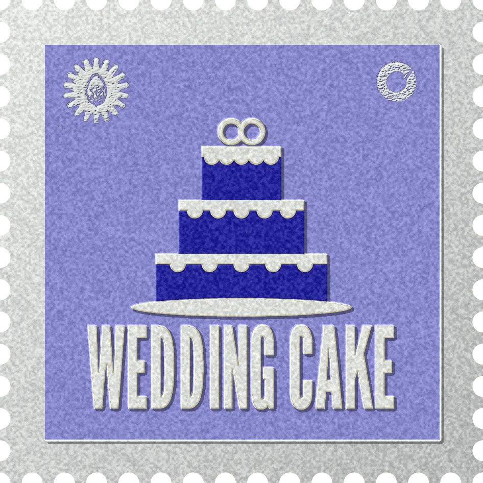 Wedding Cake stamp